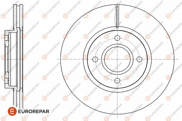 FREN DISKI ON COURIER B-MAX FIESTA 12-