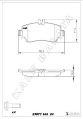 FREN BALATASI ON MERCEDES A-CLASS W168 99>04
