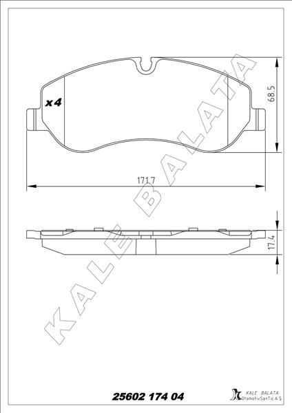 ÖN FREN BALATASI TRANSIT V363 14>