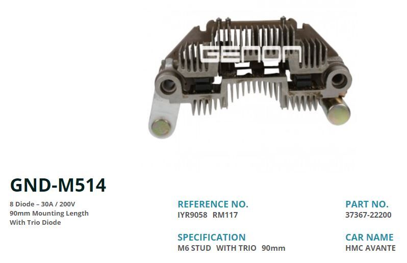 HYUNDAI ACCENT-AVANTE 90mm (8 DIOT)