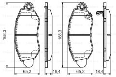 FREN BALATASI ON [ARKADAN CEKER] TRANSIT V-184 01-06