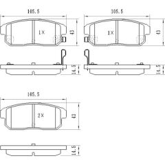 ARKA BALATA MAZDA RX-8(03-12) IGNISI (00-03)