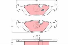 FREN BALATASI ARKA BMW E30 E28 E24