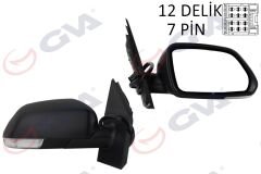 DIŞ DİKİZ AYNASI SAĞ POLO 05> ELEKTRİKLİ+ISITMA...