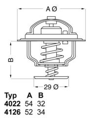THERMOSTATE CHARADE II (G11. G30) 1.0 D (G30)