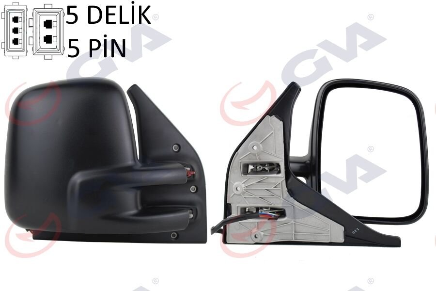 DIŞ DİKİZ AYNASI SAĞ TRANSPORTER T4 96> ELEKTRİ...
