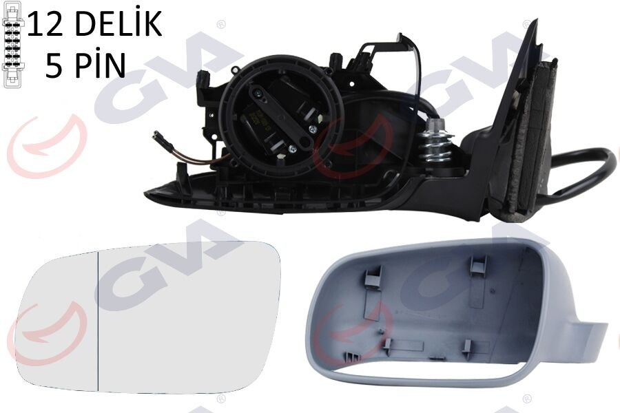 DIŞ DİKİZ AYNASI SOL PASSAT 97> ELEKTRİKLİ+ISIT...