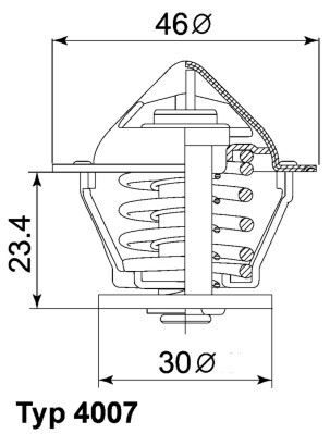 THERMOSTATE HIJET Kasten (S85) 1.2 D