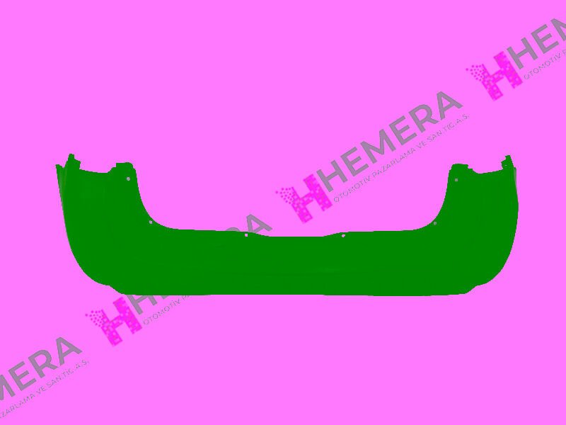 TAMPON ARKA ASTARLI SİYAH SENSÖRSÜZ DACIA LOGAN M...