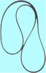 KANALLI KAYIŞ P207 06>COROLLA 97>1.4-DOBLO 0...