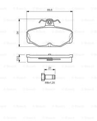 FREN BALATASI ARKA GRANADA SCORPIO ESCORT 85-