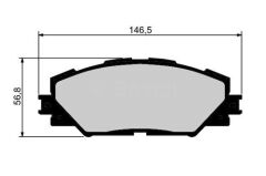 ÖN BALATA AURIS 1.4 D-1.4-1.8 1.6 VVTI-2.0 D-2.2 D...