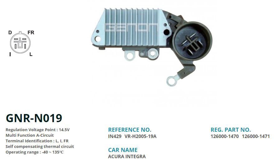 12V HONDA 4 FIS 63.5mm (L I FR)