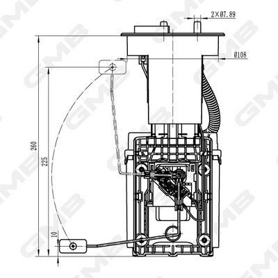 YAKIT POMPASI PASSAT-A4 ALZ-AWT-ALT 1,6-1,8 T-2,0  00-04