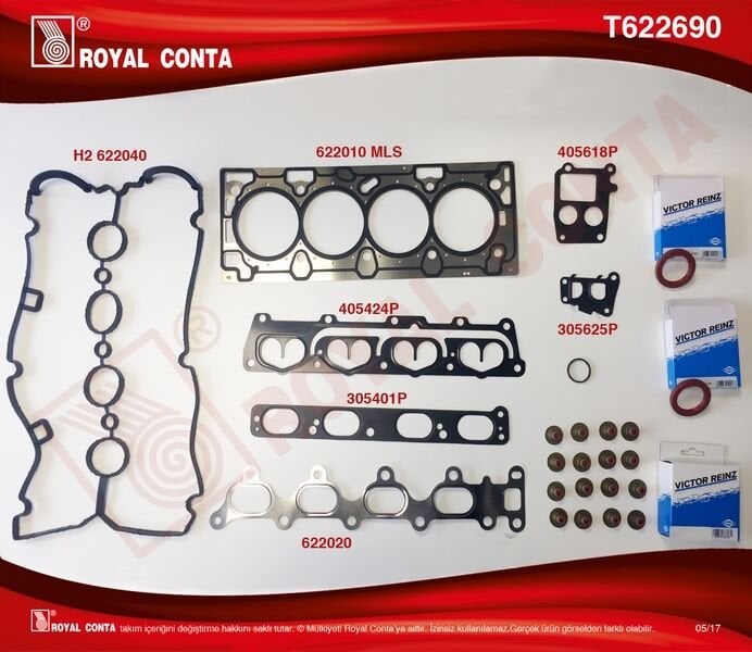ÜST TAKIM CONTASI (KEÇELİ) ASTRA G-H-VECTRA C 1.6 ...