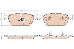FREN BALATASI ON MERCEDES W166 X166 C292