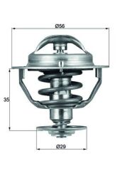TERMOSTAT MINI R50-R53 03-06