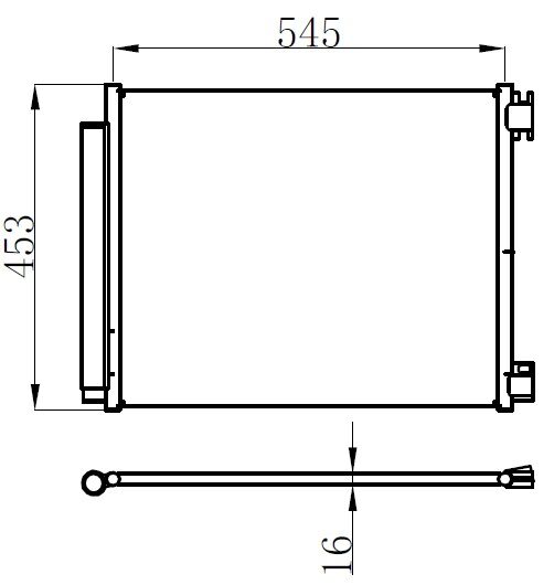 KLİMA RADYATÖRÜ (KONDENSERİ) RENAULT MEGANE IV 15&...