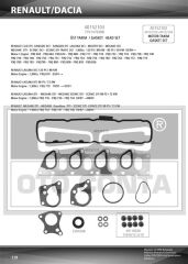 MOTOR TAKIM CONTA SKC'SİZ MEGANE I-II SCENIC I-II ...
