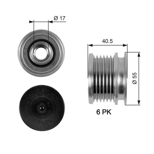 ALTERNATOR KASNAGI MERCEDES W203 W210 W220 W639 B9...