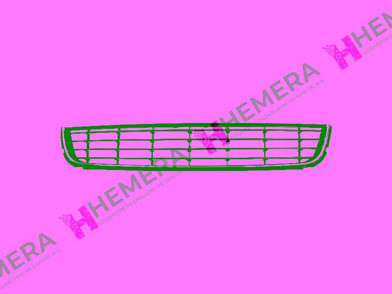 TAMPON IZGARASI ÖN ORTA NİKELAJLI VOLKSWAGEN GOLF...