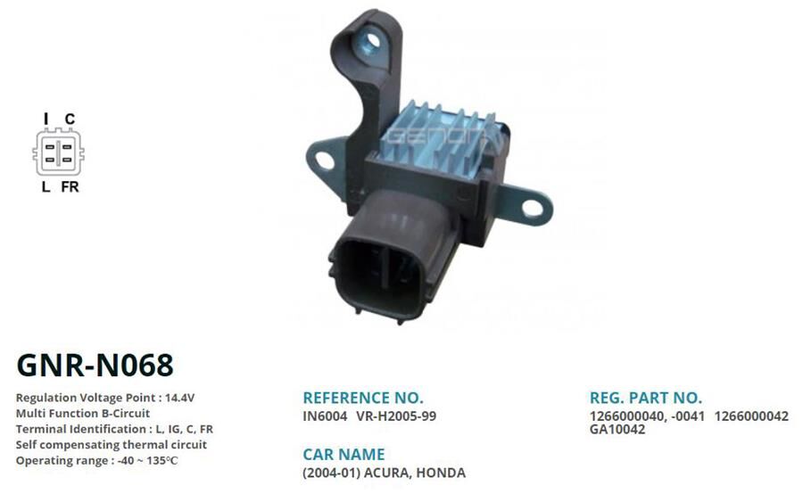 12V ACURA-HONDA (2001-2004) (L IG C FR)