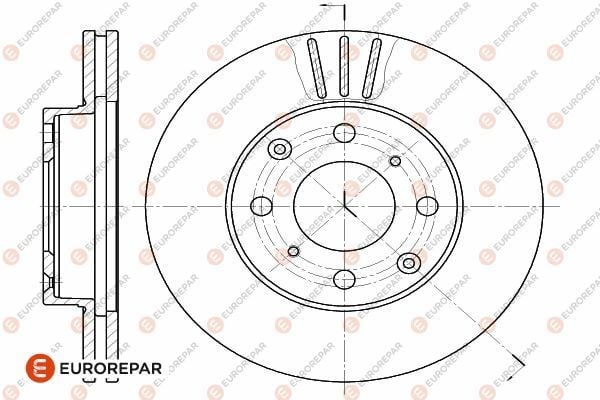 FREN DISKI ON 1.4 1.5 CIVIC 92-00 (240-4)