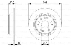 FREN DISKI ARKA FRV 05- / STREAM  01-06 (282-5)