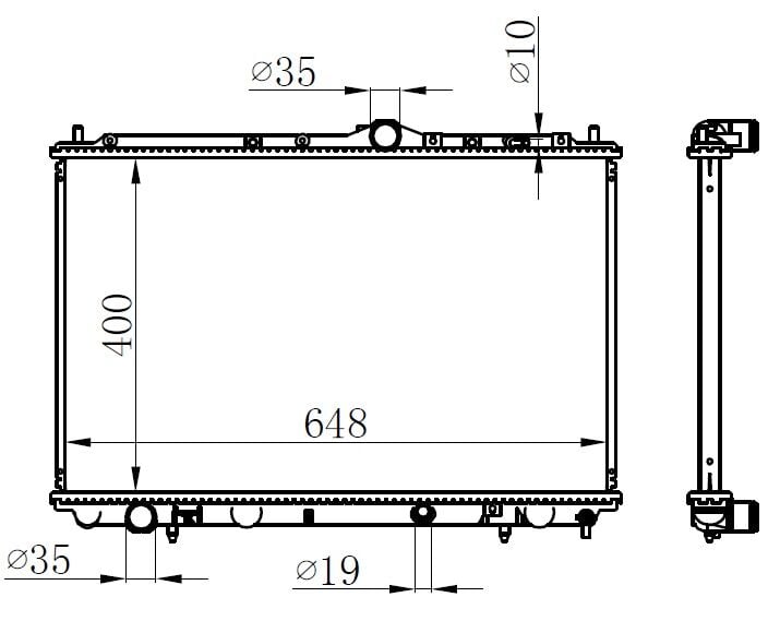 RADYATÖR BRAZİNG S40 1.6 1.8 1.8İ 2.0 (1995-2004) ...