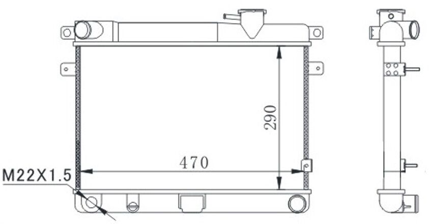 RADYATÖR M131 EM-YM (470x292x34) 3 SIRA SÜPER