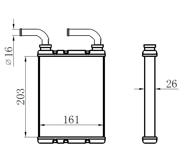 KALORİFER RADYATÖRÜ BRAZİNG FLUENCE DÜZ ÇIKIŞ BORU...