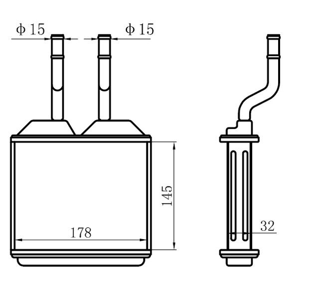 KALORİFER RADYATÖRÜ BRAZİNG CORSA B (93-00)-TIGRA ...