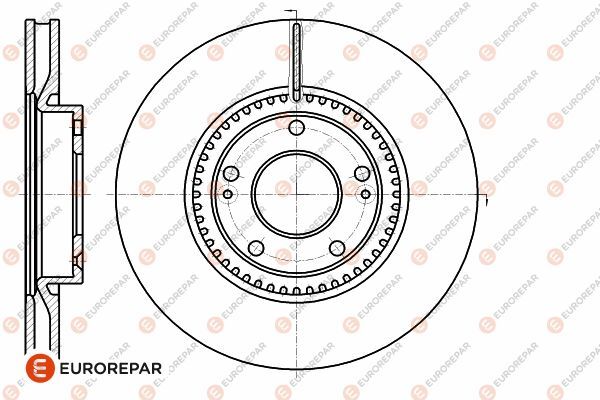 ON FREN DISKI TUCSON 07-10 SANTAFE 06-11 I30 12-> CEED 12-> IX35 11-15 SPORTAGE 11-15 (300X5)