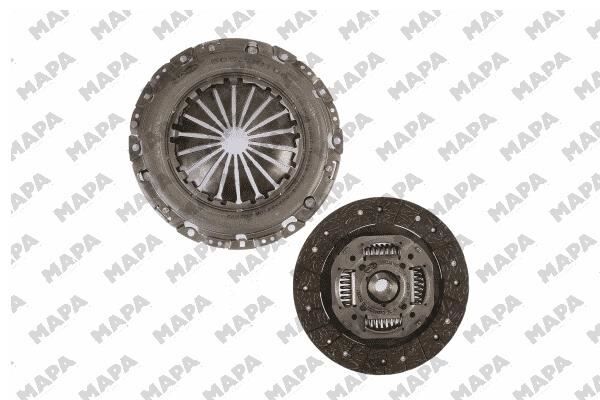 DEBRİYAJ SETİ (BASKI+DİSK) C4 2.0i 16V 07=> C5 ...