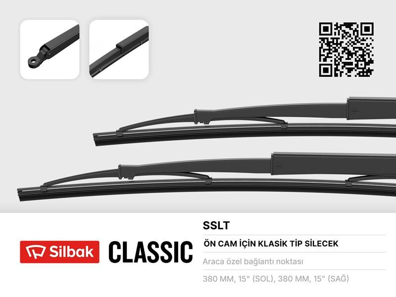 SİLECEK SÜPÜRGESİ KOLLU 385MM SLX ÖN