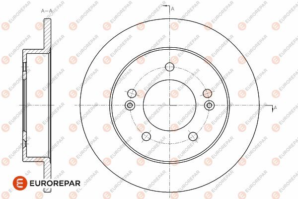ARKA FREN DISKI TAKIM IX20 10-> VENGA 09 -> (258X5)