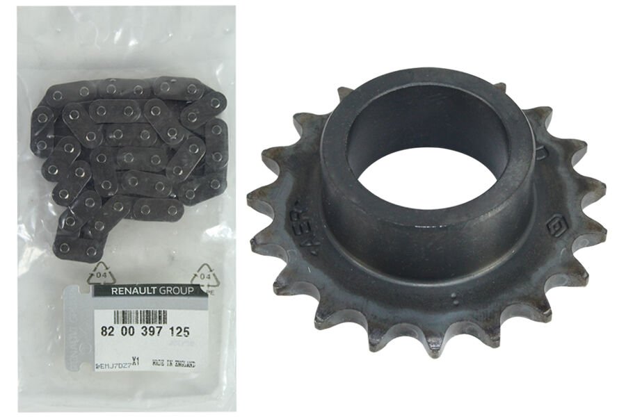 YAĞ POMPA ZİNCİR + DİŞLİSİ CLIO-KANGOO-MEGANE 1.5D...