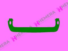 TAMPON ARKA MAT SİYAH BANTLI DESENLİ RENAULT KANG...