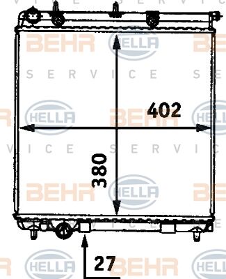 SU RADYATORU KLIMALI C2/C3/207 1.4 HDI 03-