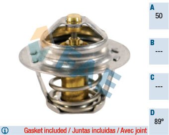 TERMOSTAT CONTASI OLAN NISSAN 89° MEGANE CLIO KANG...