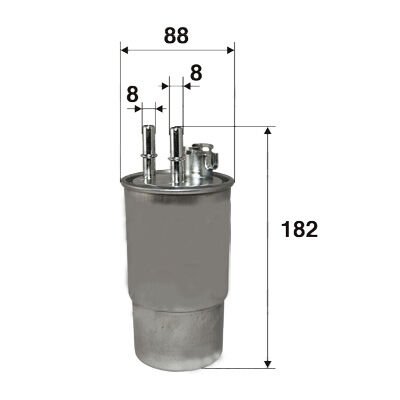 YAKIT FİLTRESİ DOBLO-PALIO-SIENA-PUNTO II 1.9D 11/...